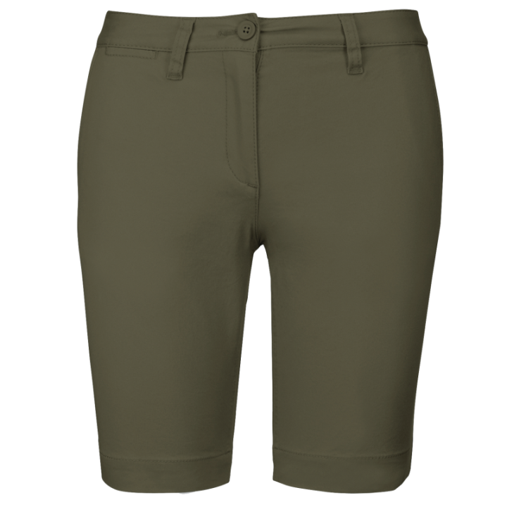Bermuda chino femme