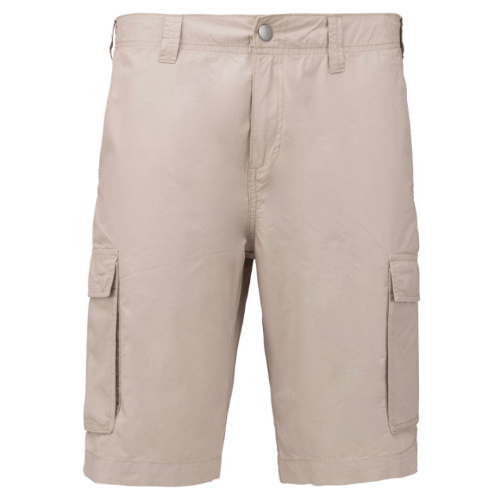 Bermuda léger multipoches homme