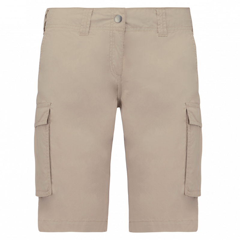 Bermuda léger multipoches femme