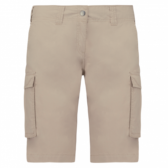 Bermuda léger multipoches femme