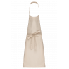 Tablier polycoton sans poche