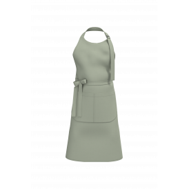 Tablier à bavette en tissu 100% coton biologique avec une poche avant (2)