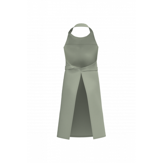 Tablier à bavette en tissu 100% coton biologique avec une poche avant