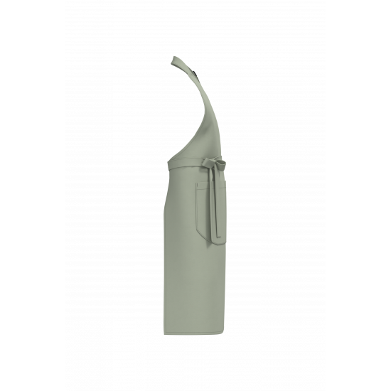 Tablier à bavette en tissu 100% coton biologique avec une poche avant