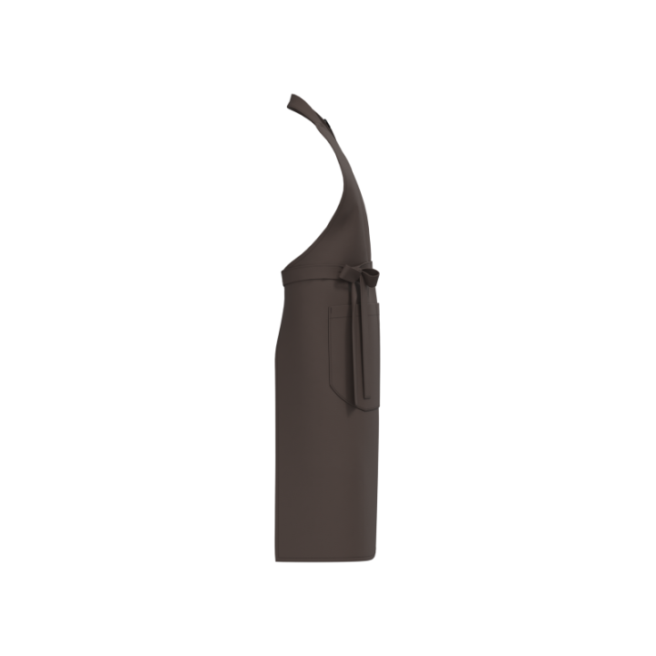 Tablier à bavette en coton bio avec poche