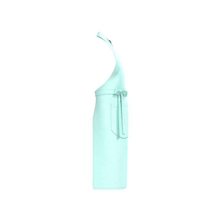 Tablier à bavette en coton bio avec poche