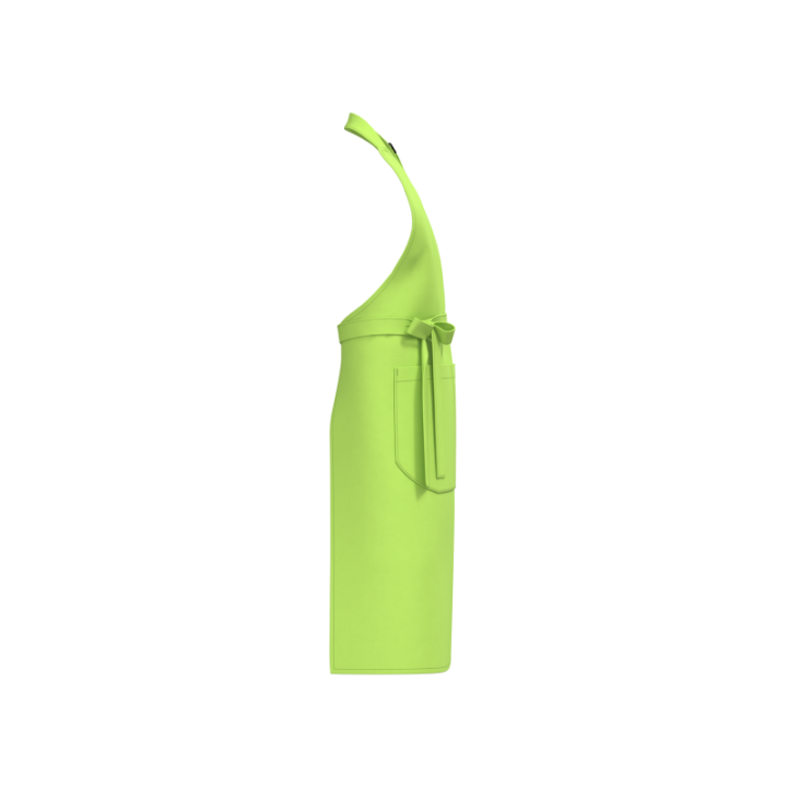 Tablier à bavette en coton bio avec poche