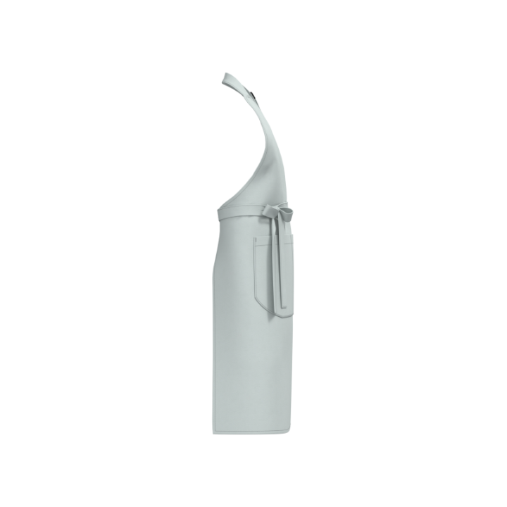 Tablier à bavette en coton bio avec poche