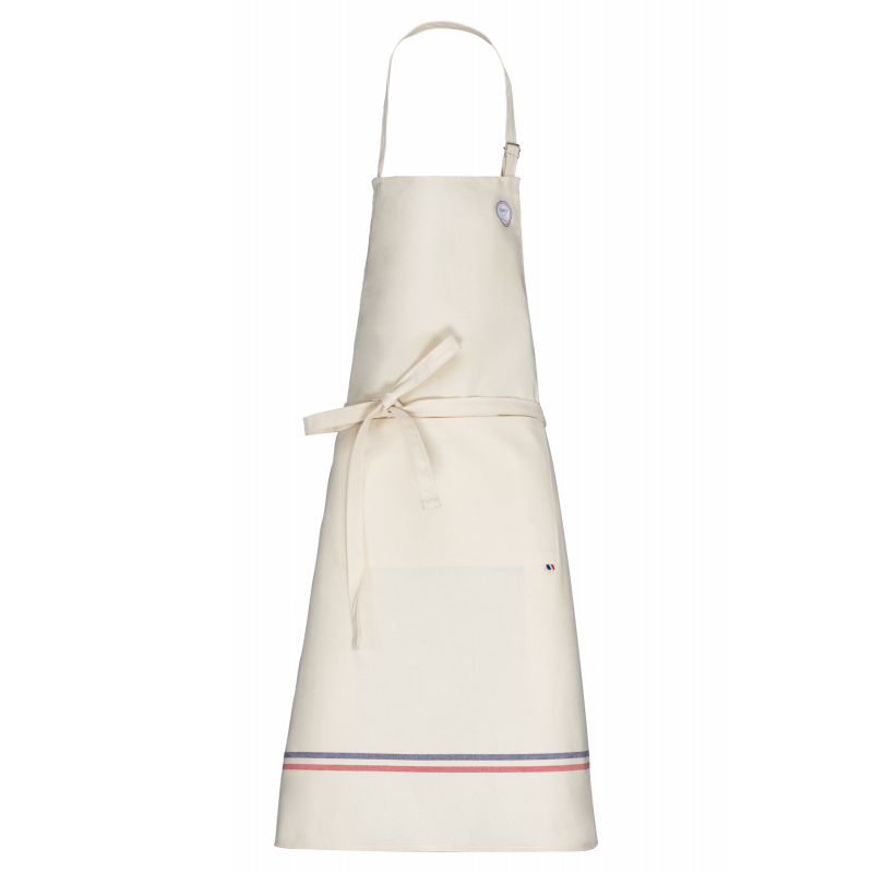 Tablier en tissu 100% coton origine france, fabriqué en Bretagne