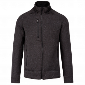Veste zippée chinée homme (2)