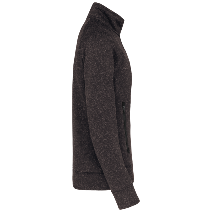 Veste zippée chinée homme