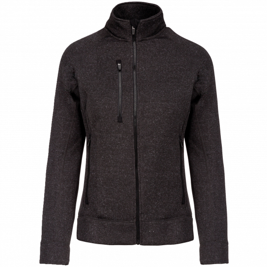 Veste zippée chinée femme