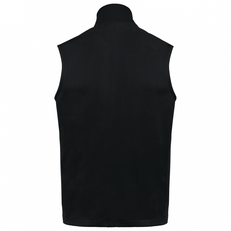 Bodywarmer unisexe en tissu micropolaire recylé