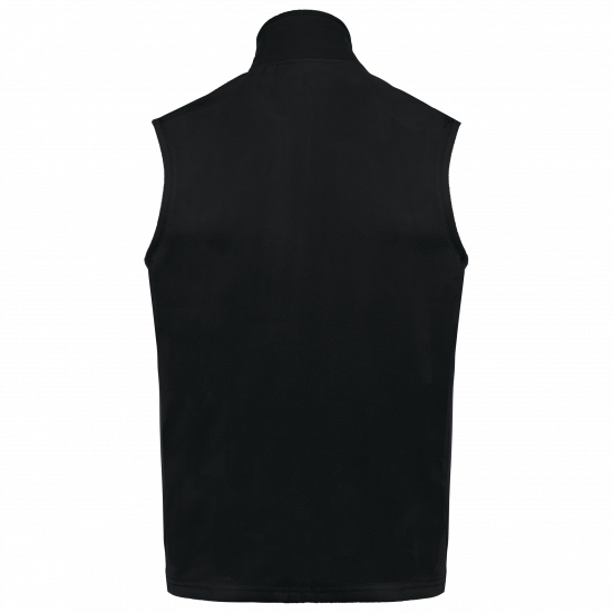 Bodywarmer unisexe en tissu micropolaire recylé