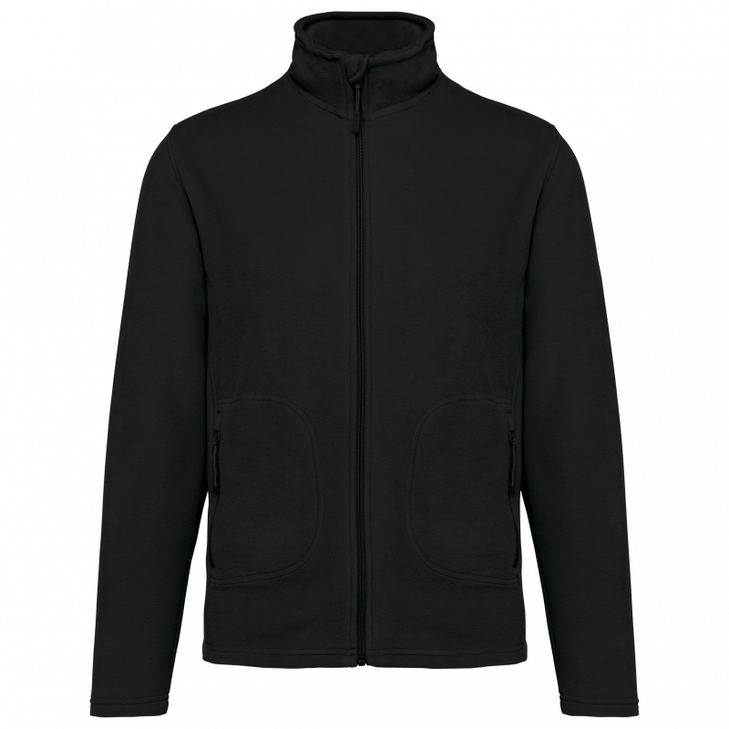Veste unisexe en micropolaire avec un tissu 100% polyester recyclé