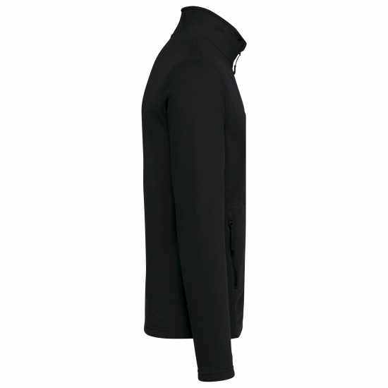 Veste unisexe en micropolaire avec un tissu 100% polyester recyclé