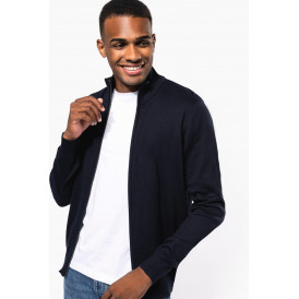 Cardigan homme zippé kariban