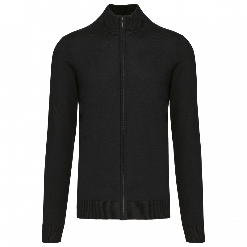 Cardigan homme zippé kariban