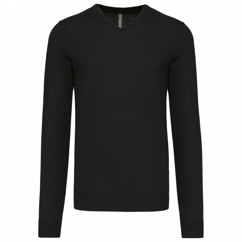 Pull homme col v