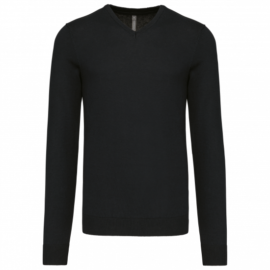 Pull homme col v