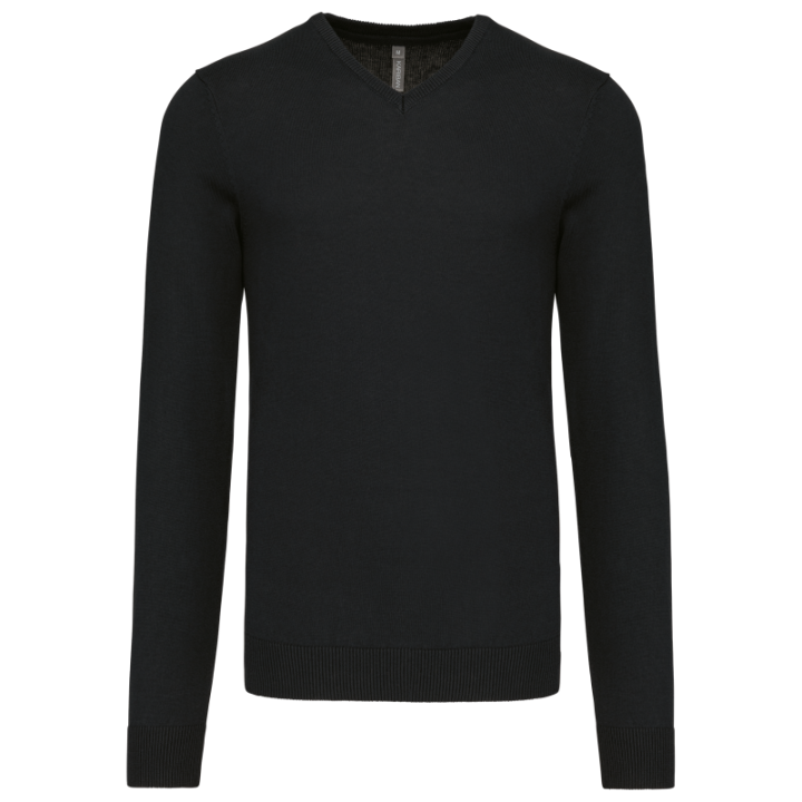 Pull homme col v