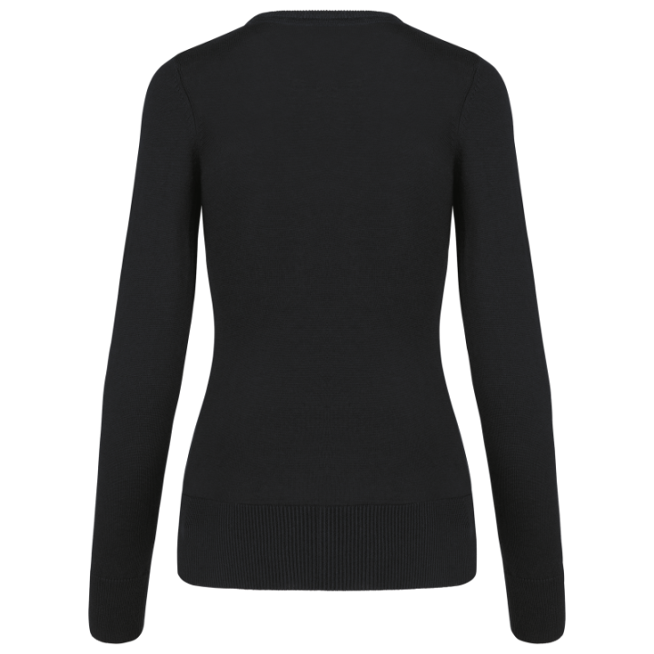 Pull femme col v