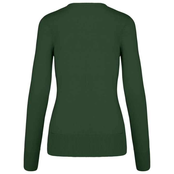 Pull femme col v