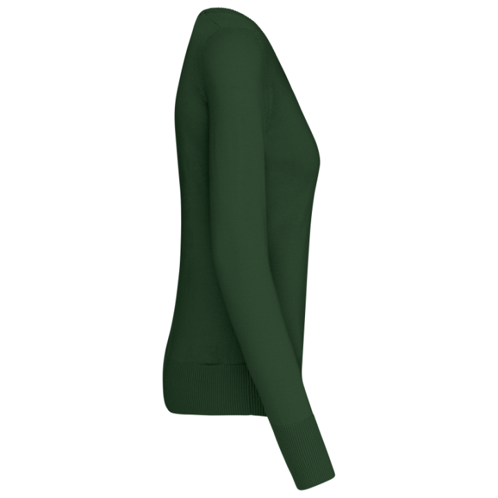 Pull femme col v