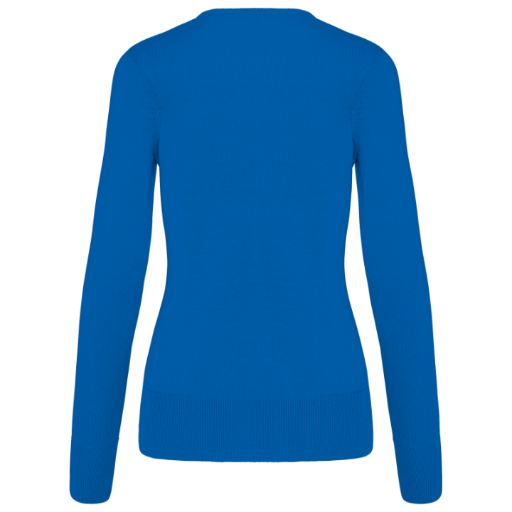 Pull femme col v