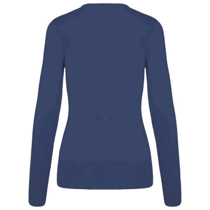 Pull femme col v