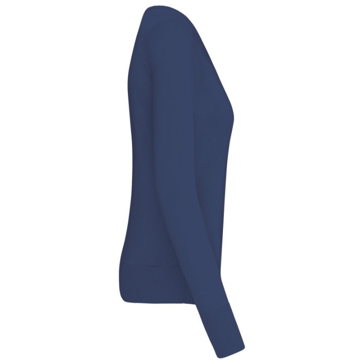 Pull femme col v