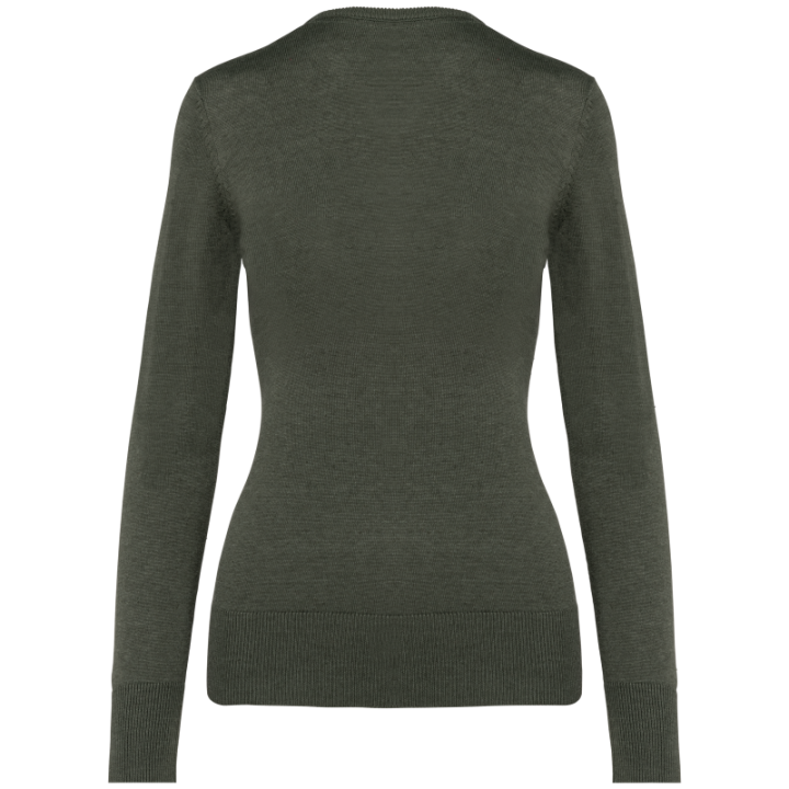 Pull femme col v