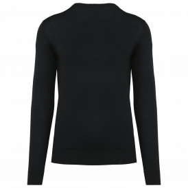 Pull homme avec un col en V, tissu coton/polyester écoresponsable (2)