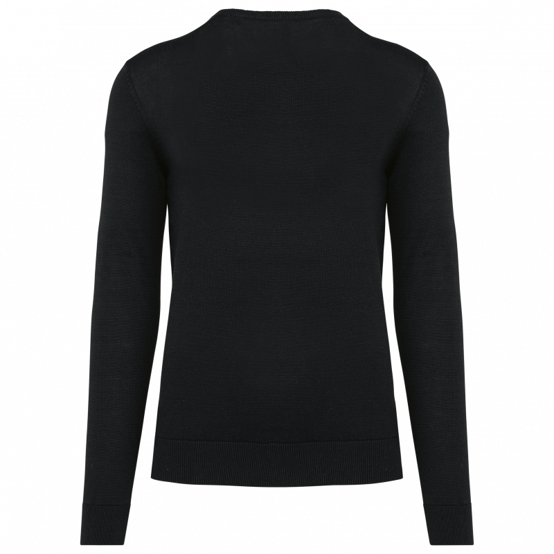 Pull homme avec un col en V, tissu coton/polyester écoresponsable Pull homme avec un col en V, tissu coton/polyester écoresponsable