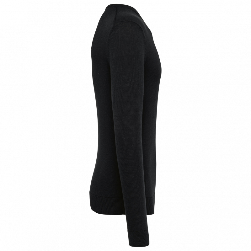 Pull homme avec un col en V, tissu coton/polyester écoresponsable Pull homme avec un col en V, tissu coton/polyester écoresponsable