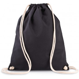 Sac à dos en coton bio avec cordelettes KIMOOD