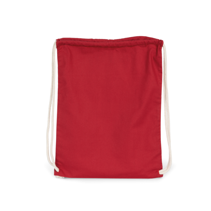 Sac à dos en coton bio avec cordelettes KIMOOD