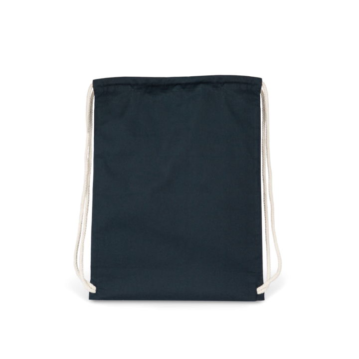 Sac à dos en coton bio avec cordelettes KIMOOD