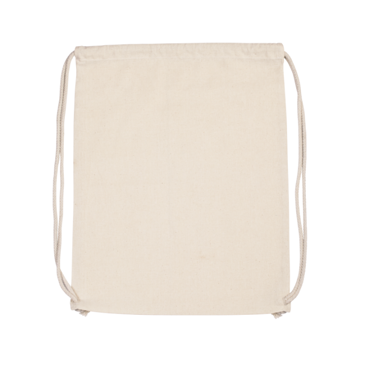 Sac à dos en coton bio avec cordelettes KIMOOD