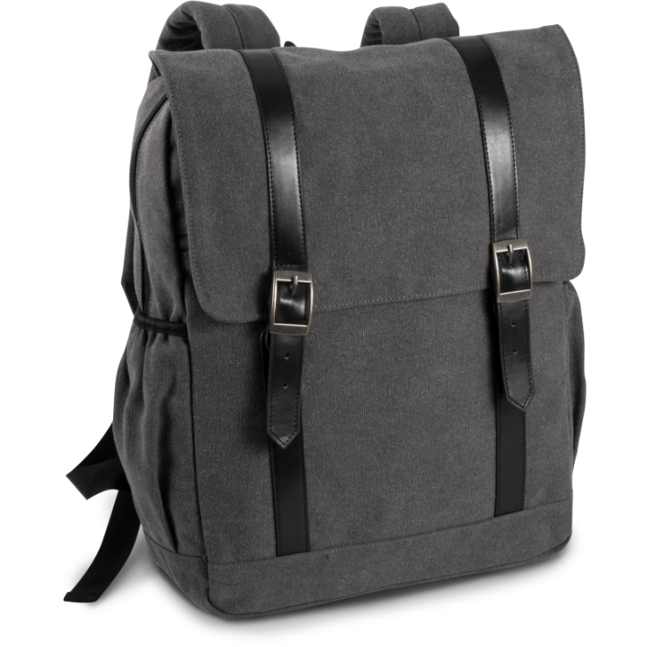 Sac à dos en toile à rabat