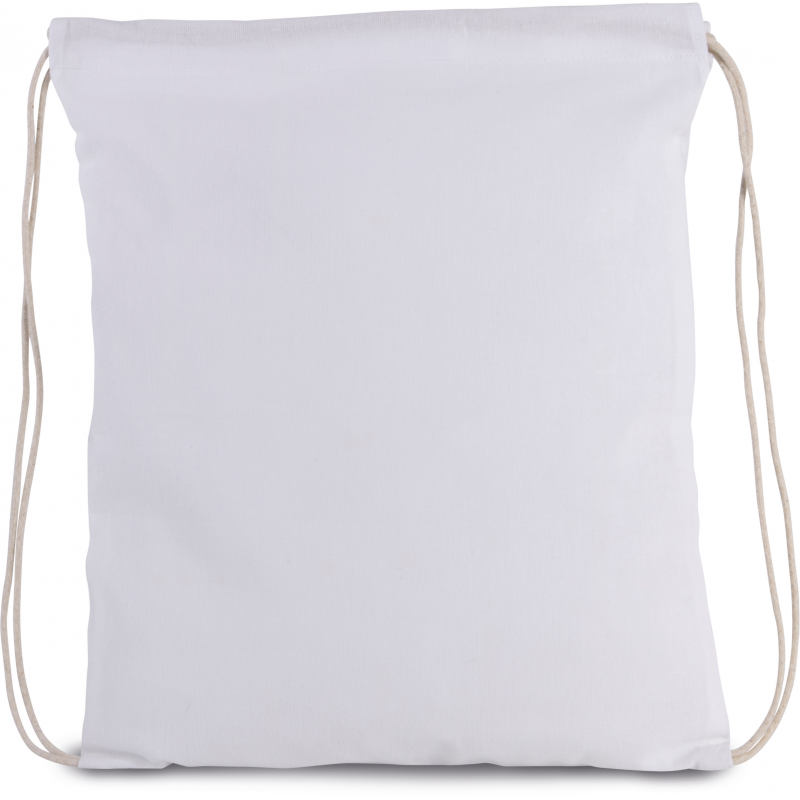 Petit sac à dos en coton BIO avec cordelettes