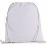 Petit sac à dos en coton BIO avec cordelettes