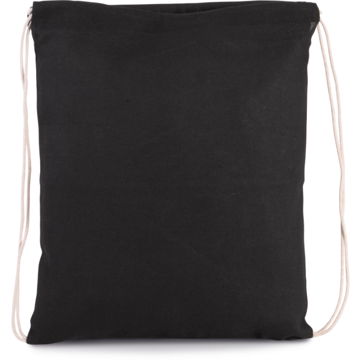 Petit sac à dos en coton BIO avec cordelettes