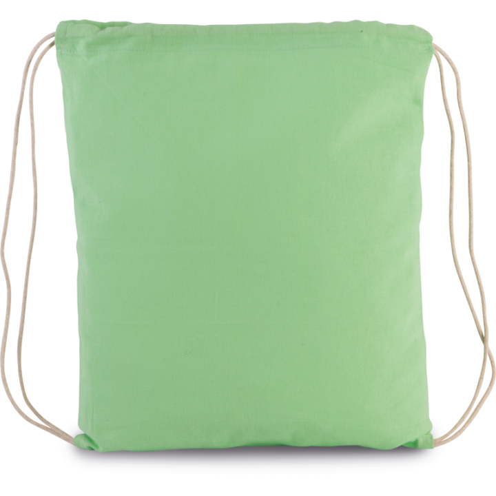 Petit sac à dos en coton BIO avec cordelettes
