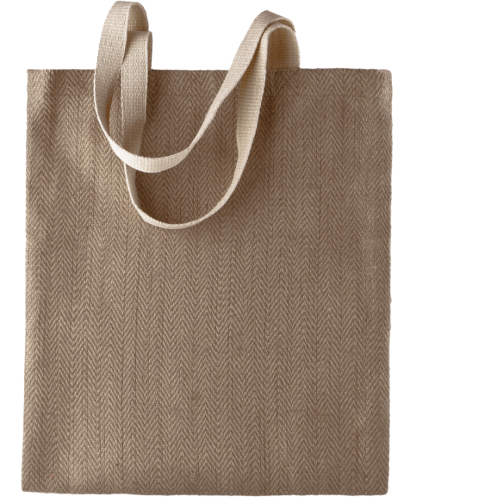 Sac en toile de jute teint 100% naturel Kimood