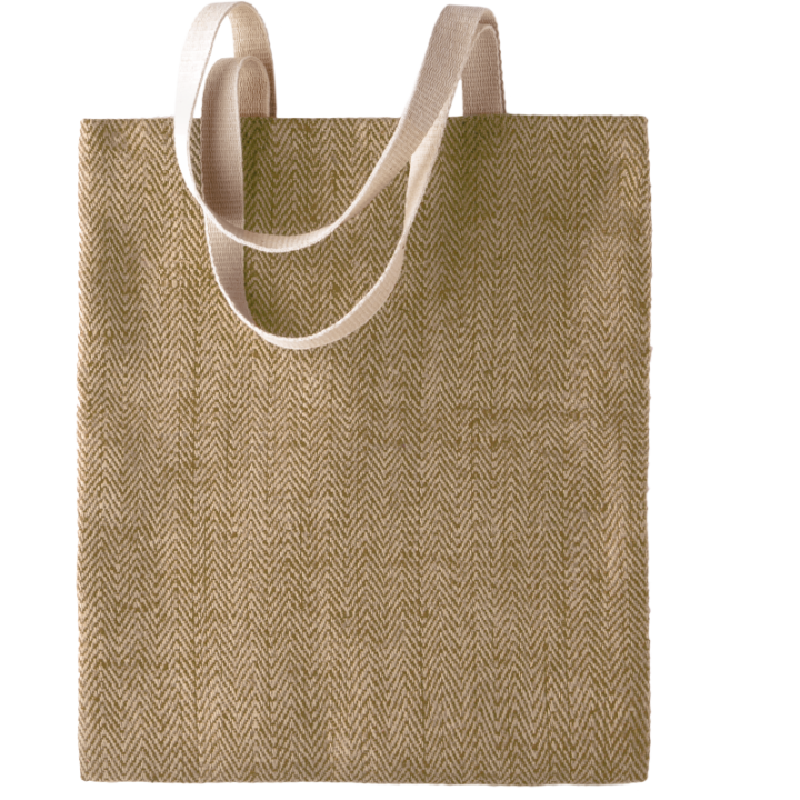 Sac en toile de jute teint 100% naturel Kimood