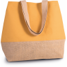 Sac shopping en toiles de coton et jute