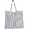 Sac shopping à rayures en juco