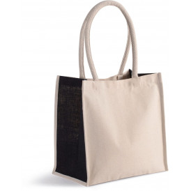 Sac cabas en coton / jute - 17 L KIMOOD
