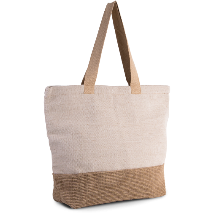 Sac de shopping fourre-tout esprit rustique